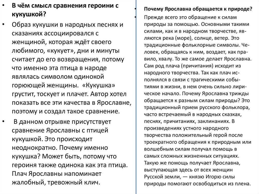 Смысл сравнения. Образ кукушки в слове о полку Игореве. В чем смысл сравнения. Образ кукушки в слове о полку. Образ кукушки Ярославна.