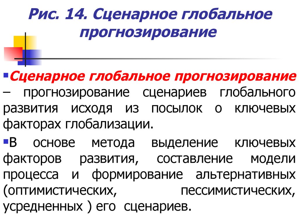 Глобальные прогнозы презентация