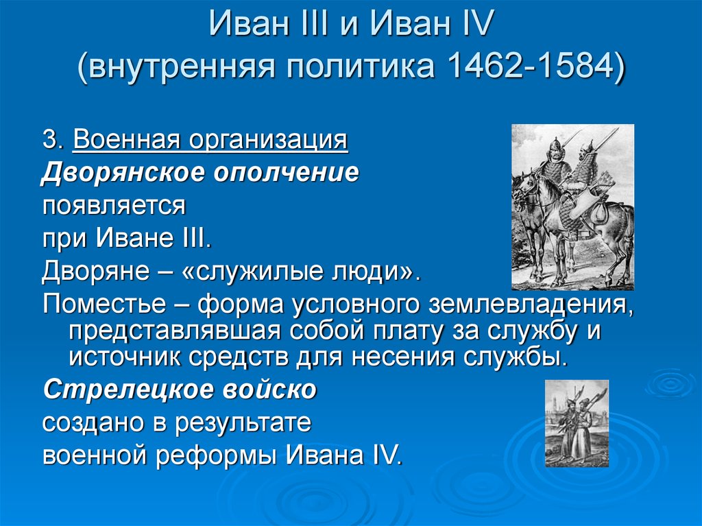 Внешняя политика московского государства