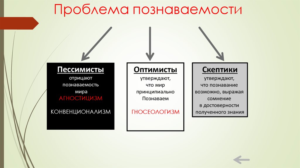 Проблема познаваемости мира план по обществознанию егэ