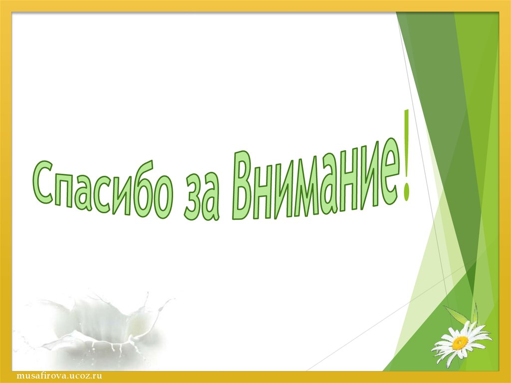 Спасибо за Внимание!