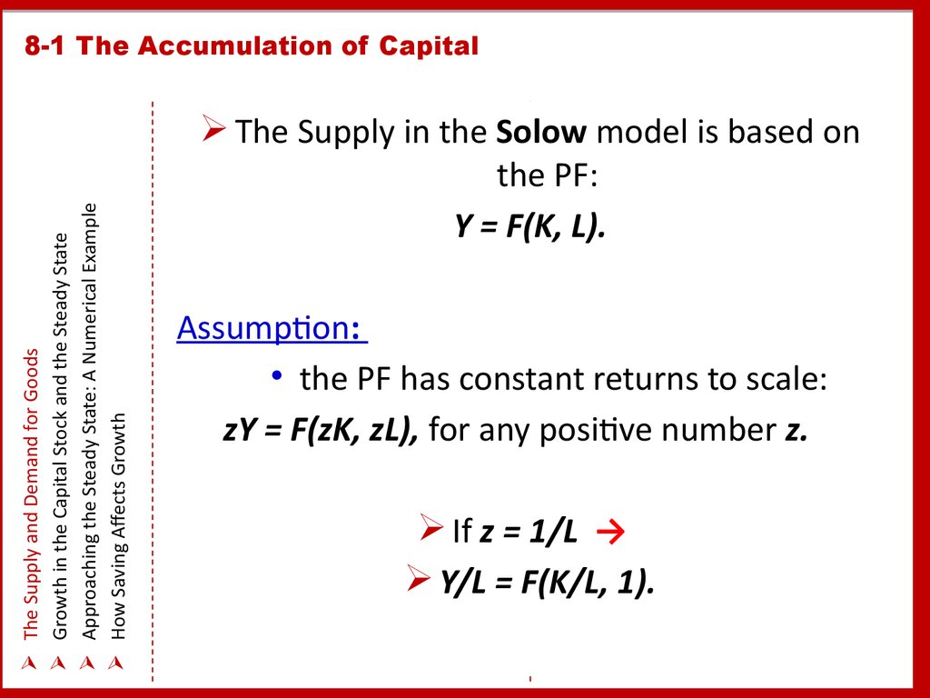 8-1 The Accumulation of Capital