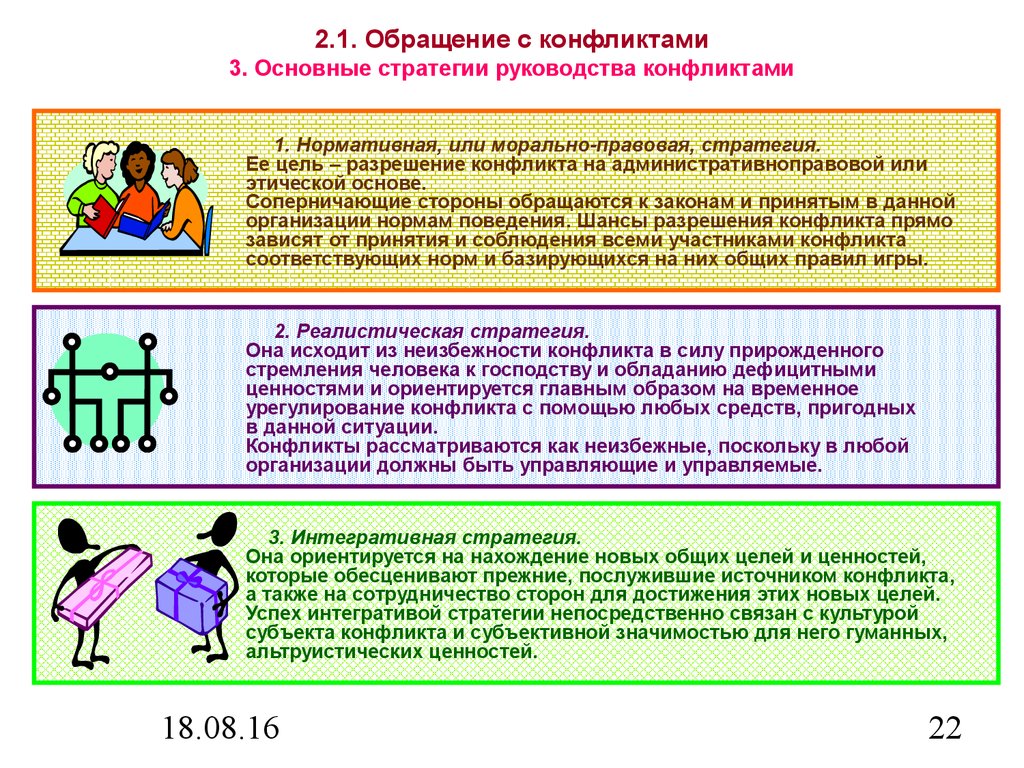 Теория менеджмента. Управление конфликтами. (Тема 4.3) - презентация онлайн