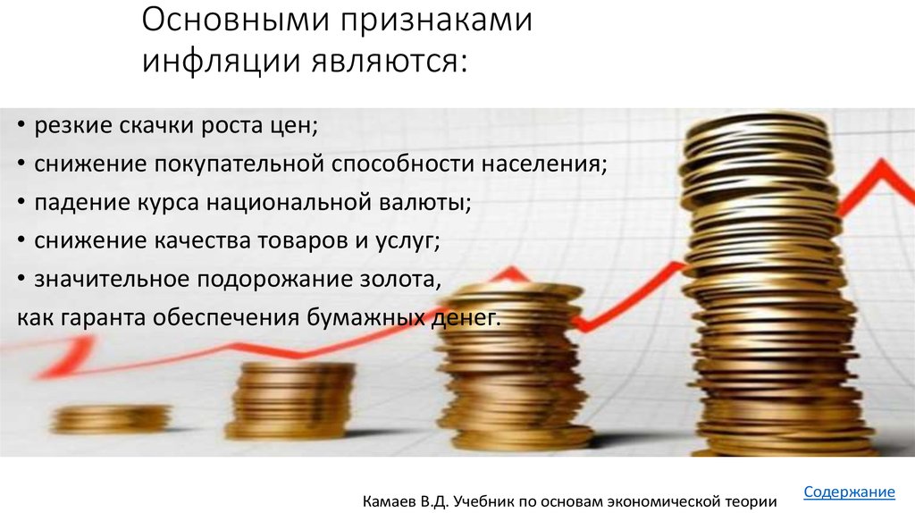 Инфляция в России: причины, социально-экономические последствия, методы снижения - презентация онлайн