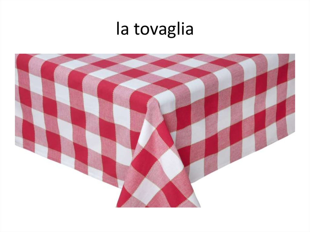 la tovaglia