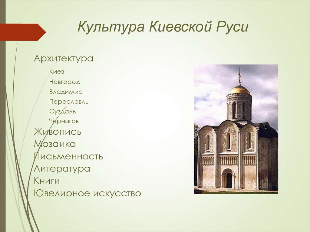 Культура русской земли в 12 13