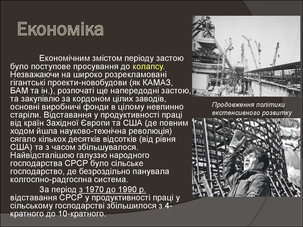 Реферат: Життєвий рівень населення та розвиток культури в УРСР періоду застою (1965–1985 рр.)