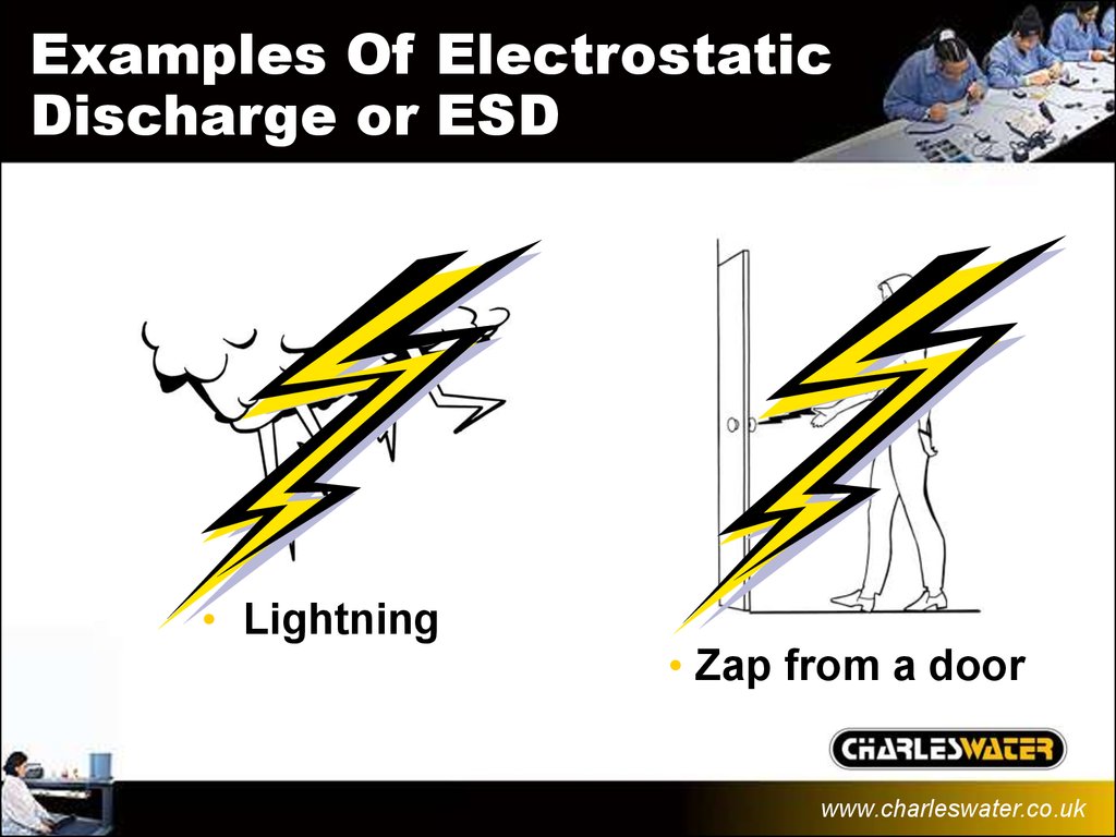 Examples Of Electrostatic Discharge or ESD
