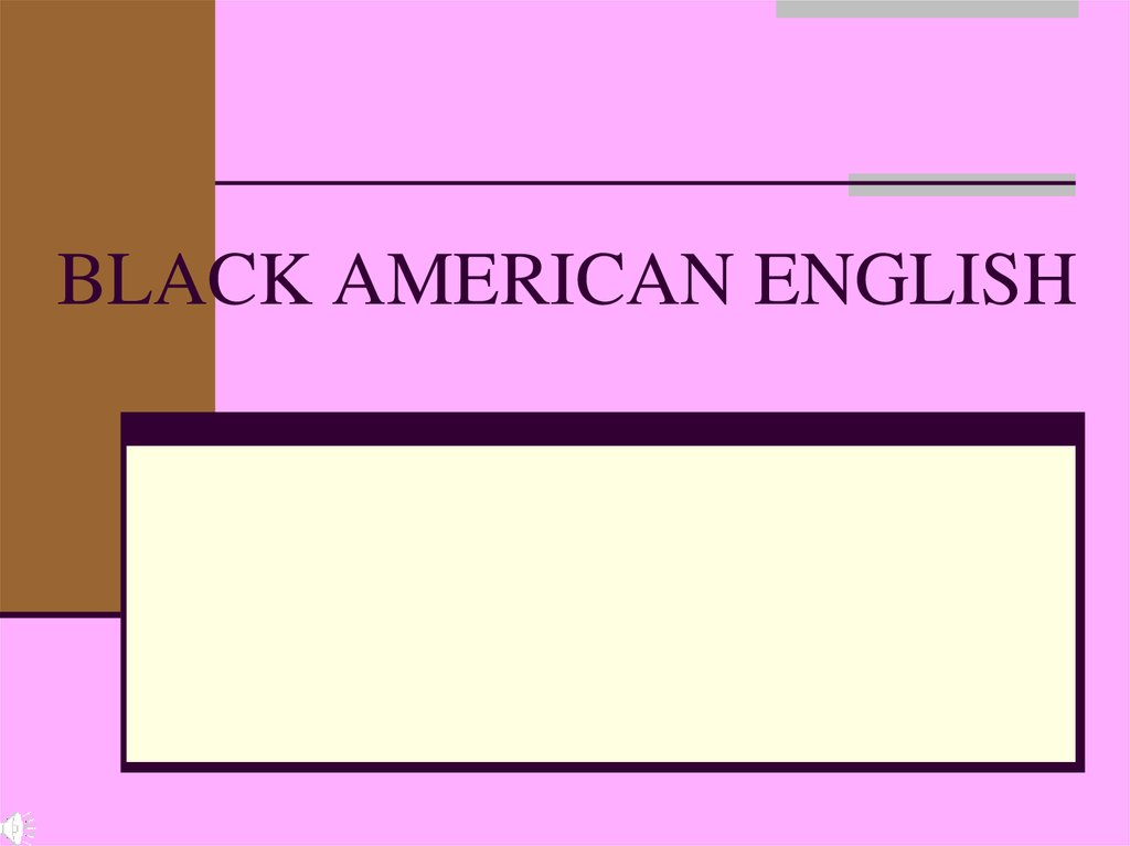 black-american-english