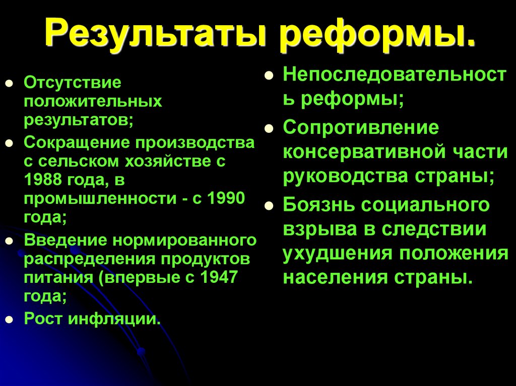 Разработка проекта экономических реформ дата