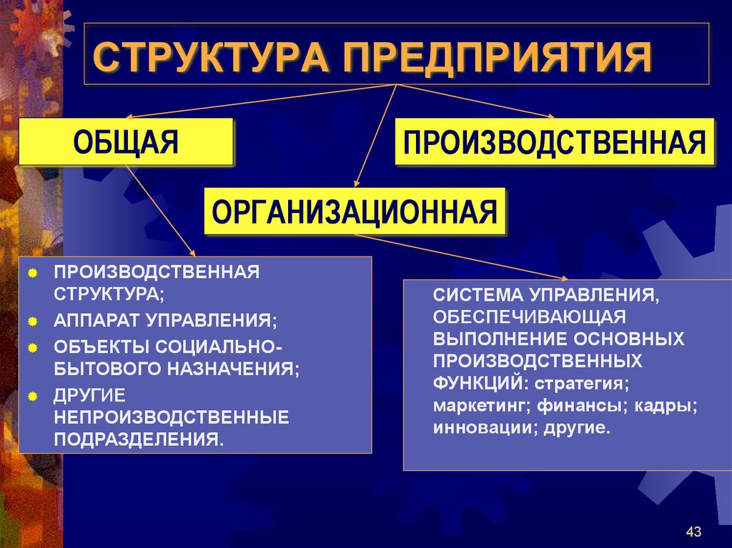 Определить структуру производства. Общая структура предприятия. Общая производственная структура предприятия. Общая структура предприят. Общая организационная структура предприятия.