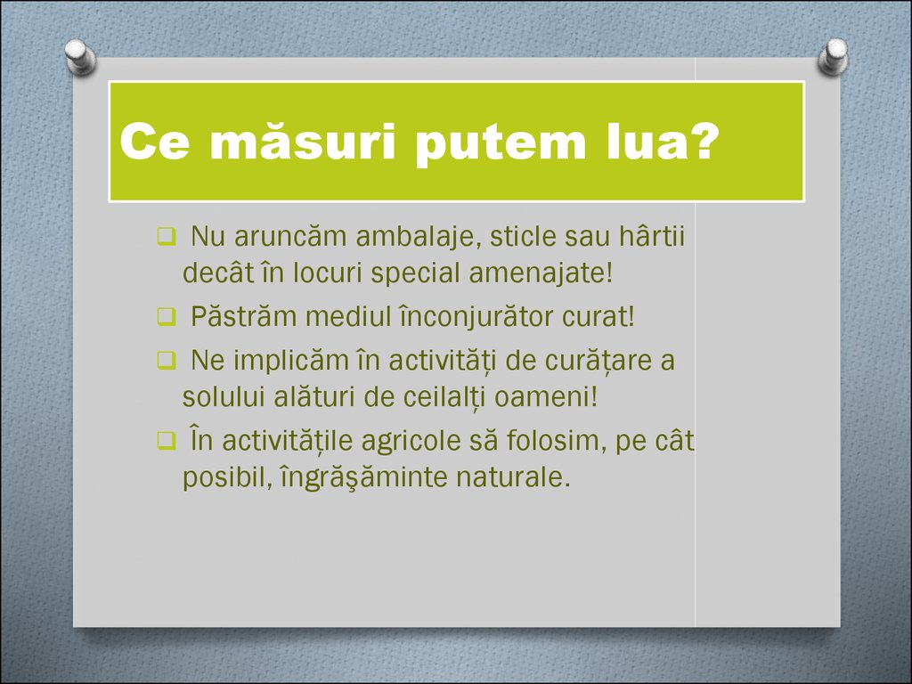 Poluarea Mediului InconjurÄƒtor Prezentaciya Onlajn