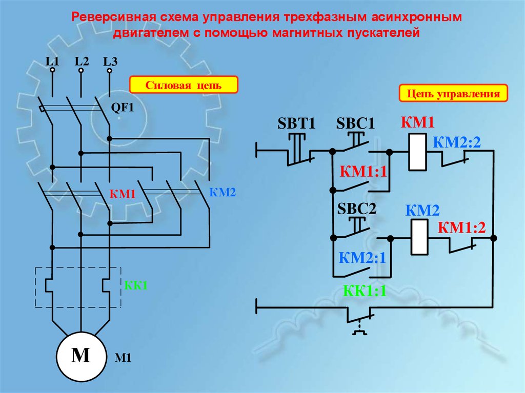 Как подключить реверс двигателя. Монтажная схема подключения реверсивного магнитного пускателя 380в. Схема магнитного пускателя реверсивного 220 вольт. Схема пуска реверса асинхронного двигателя с 2 двигателями. Схема подключения Эл двигателя 380 вольт через пускатель.