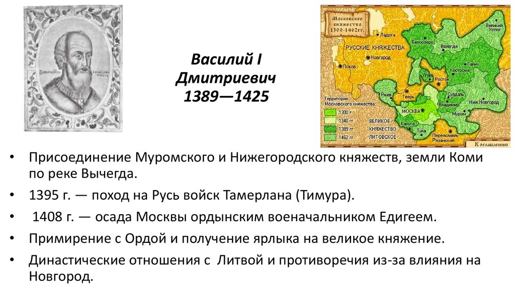 Василий I Дмитриевич 1389—1425