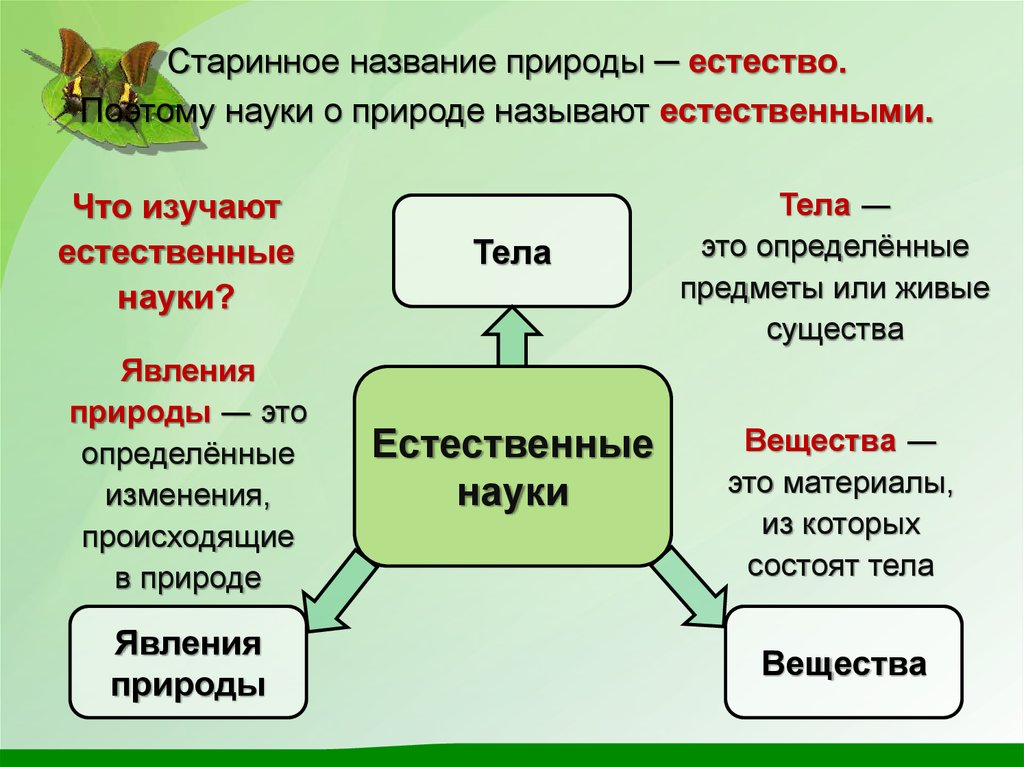 Современные представления о природе