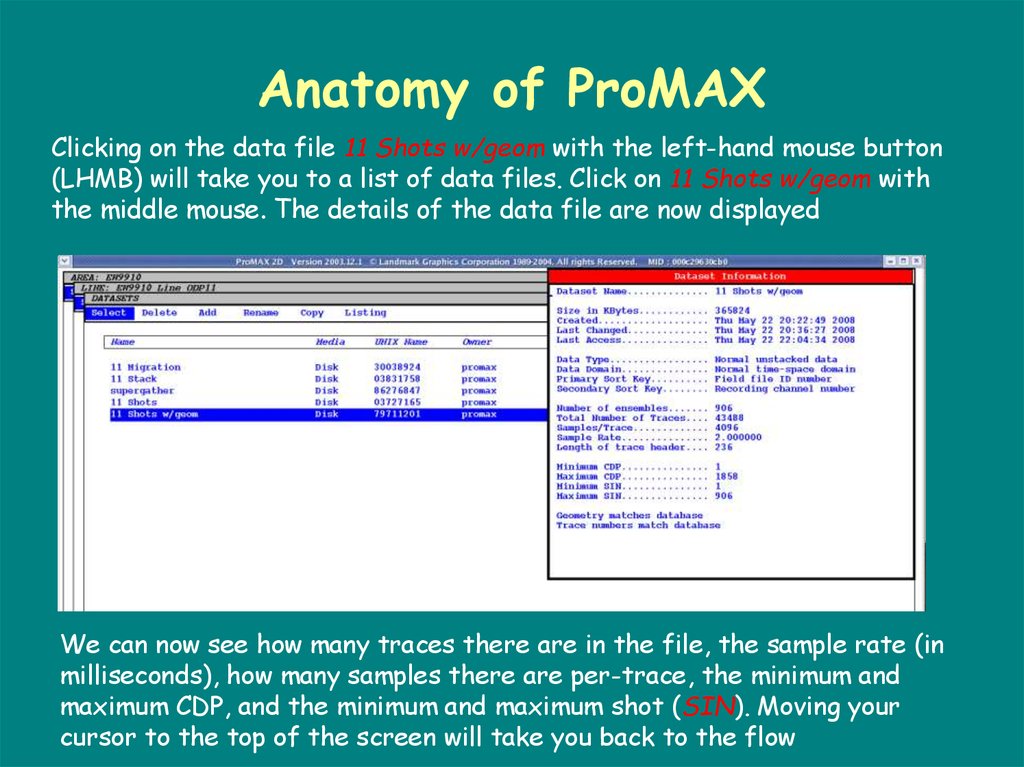 promax seismic software