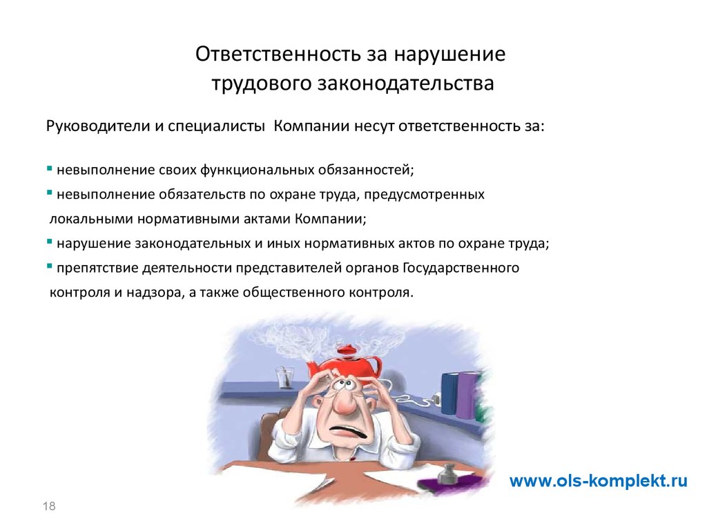 Из за нарушения санитарного законодательства работника. Ответственность за нарушение трудового законодательства. Нарцшение трудового закона. Ответственность за нарушение трудового права охране труда. Ответственность за Трудовое нарушение.