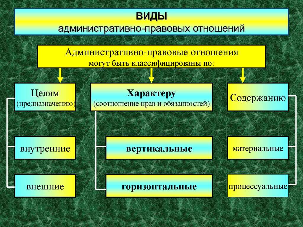 Структура понятия отношение. Виды административно-правовых отношений. Виды административных правоотношений. Виды административных правоо. Виды административных правовых отношений.