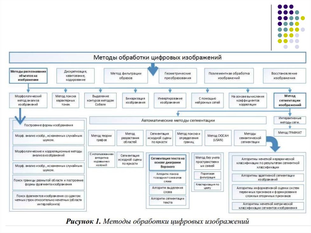 Особенности обработки изображений различного типа