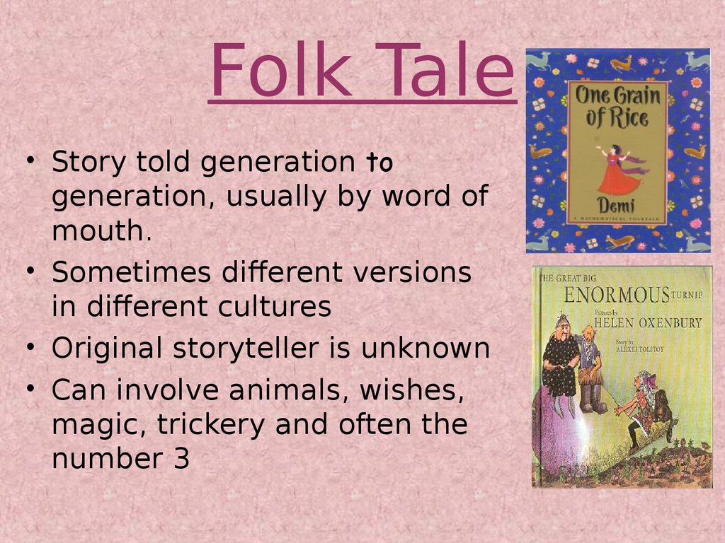 folktale examples in real life