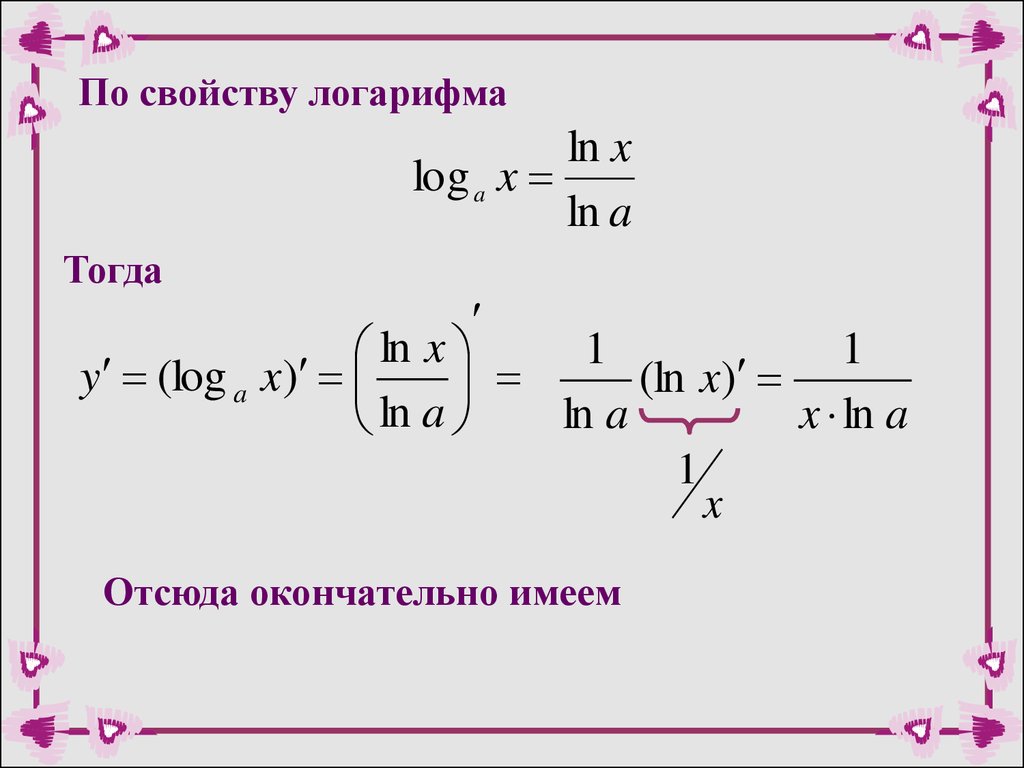 Вычислить ln x. Ln log формулы. Формула натурального логарифма Ln. Ln x формула. Производная натурального логарифма.