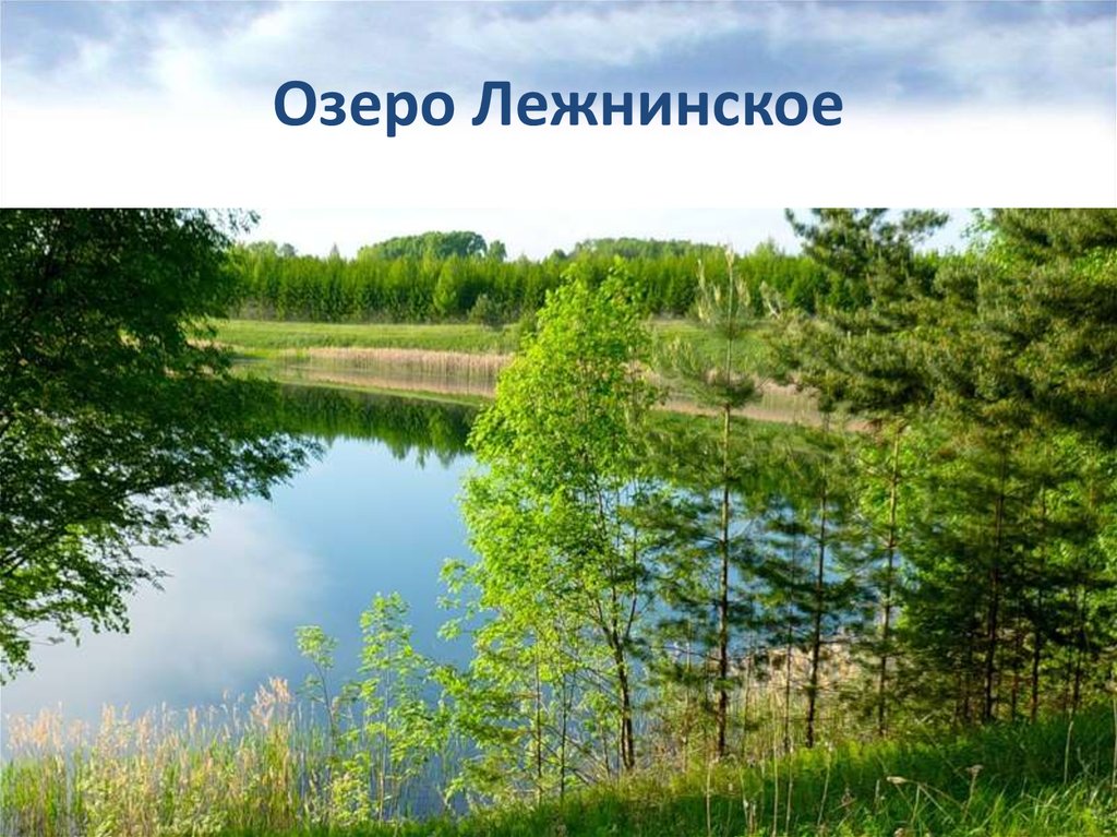 Озеро Лежнинское