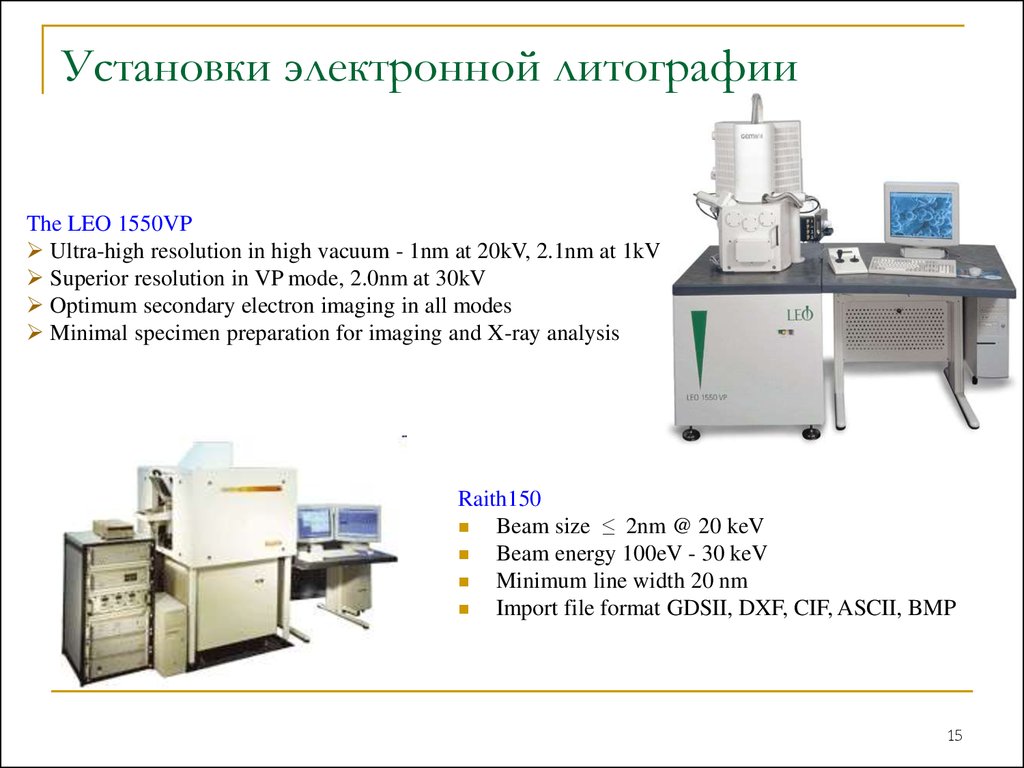 Электронно лучевая литография схема