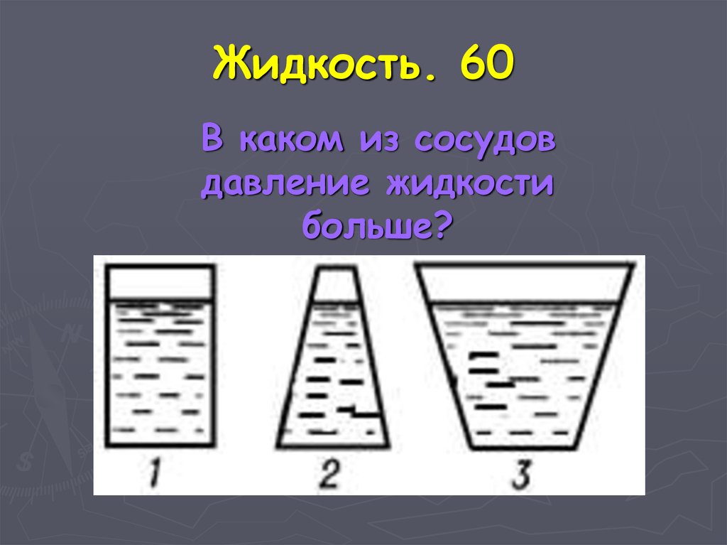 В сосуде 40. Наибольшее давление в сосуде. Давление жидкости в сосуде. Испарение в сосуде. Давление жидкости в каком сосуде давление больше.