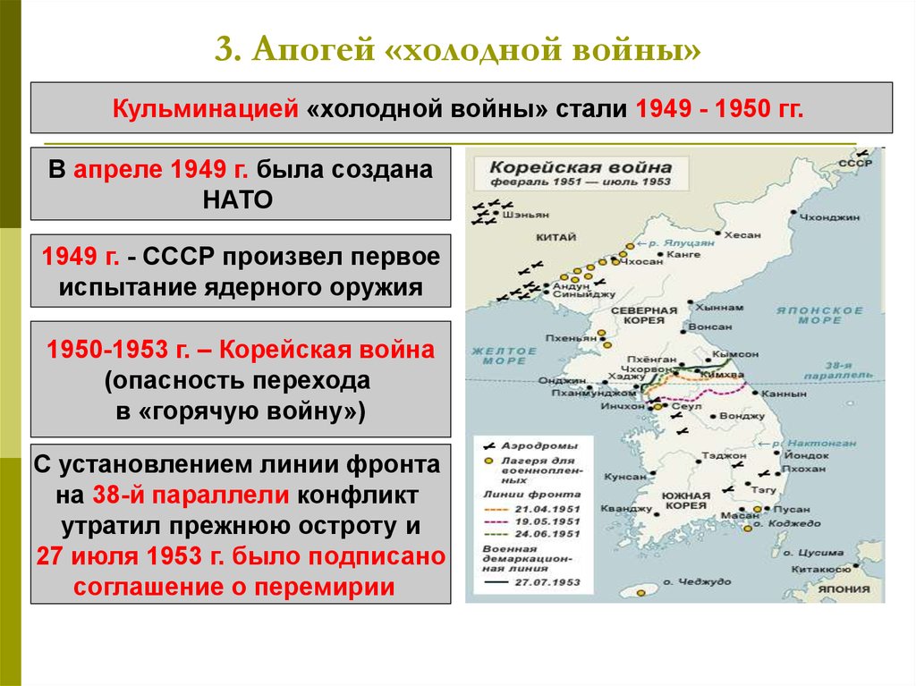 Начало холодной войны международные отношения в 1945 первой половине 1950 х гг презентация 10 класс