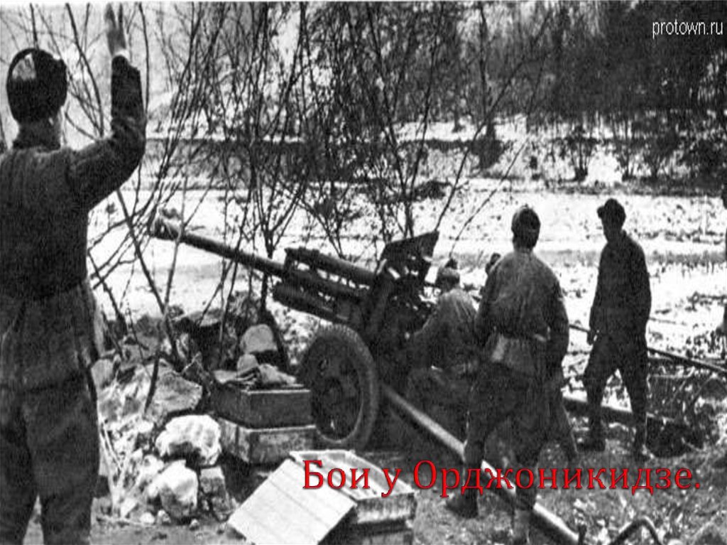 Бои у Орджоникидзе.