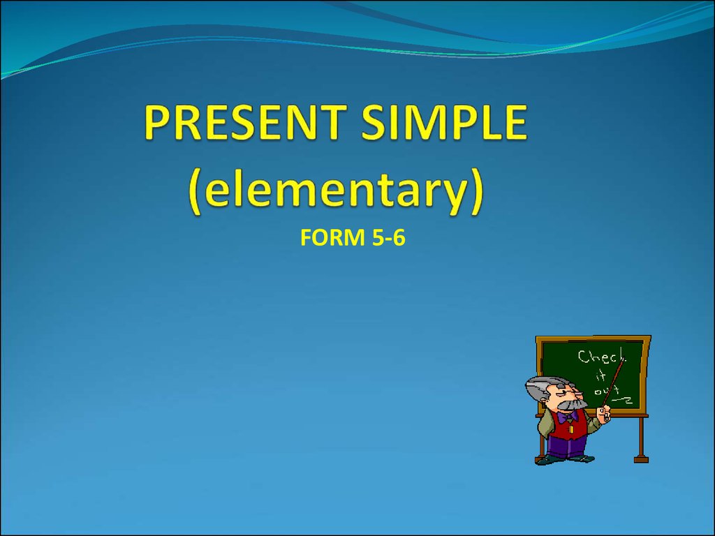 Present Simple - презентация онлайн