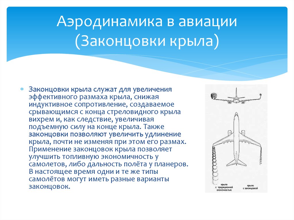 Значение аэродинамики - презентация онлайн