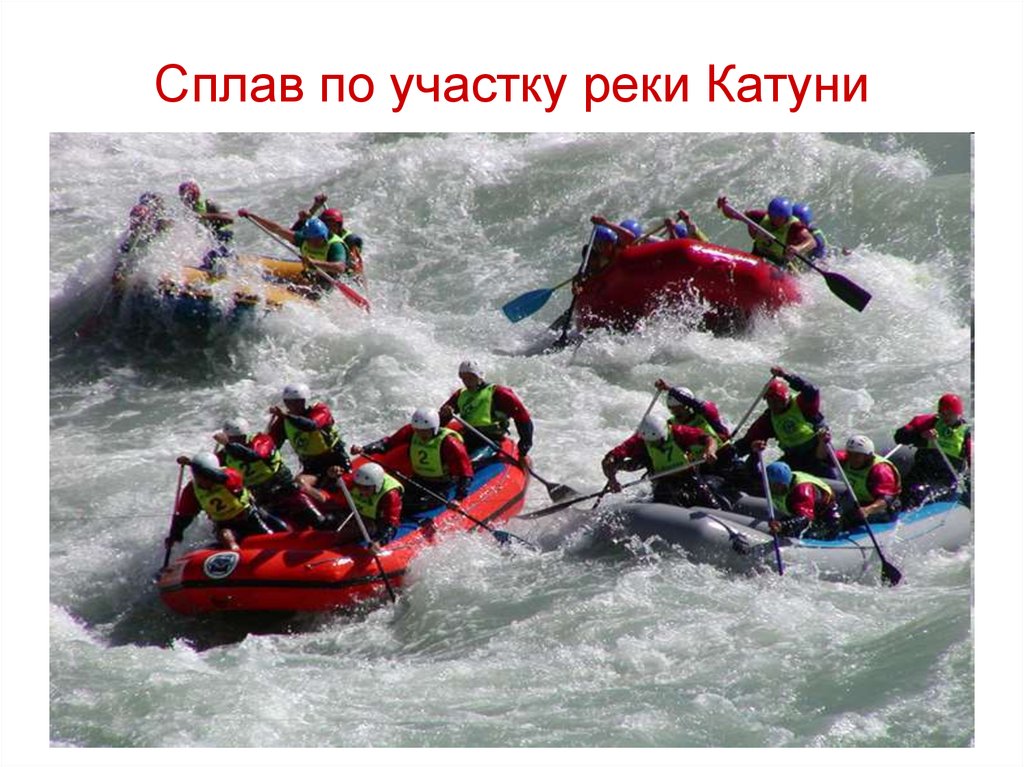 Сплав по участку реки Катуни