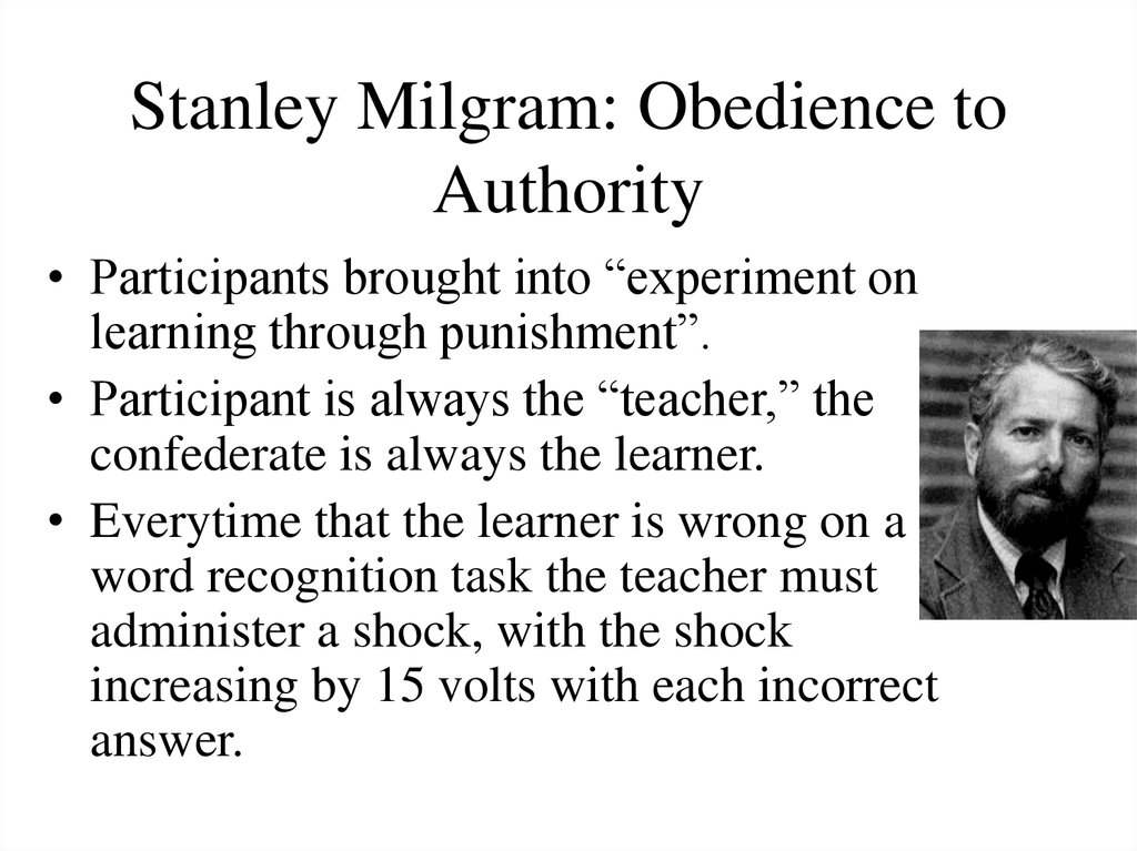 milgram obedience video