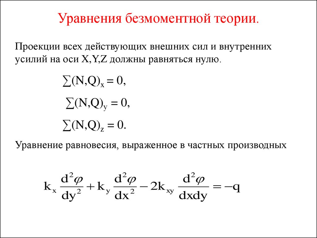 Теория расчета