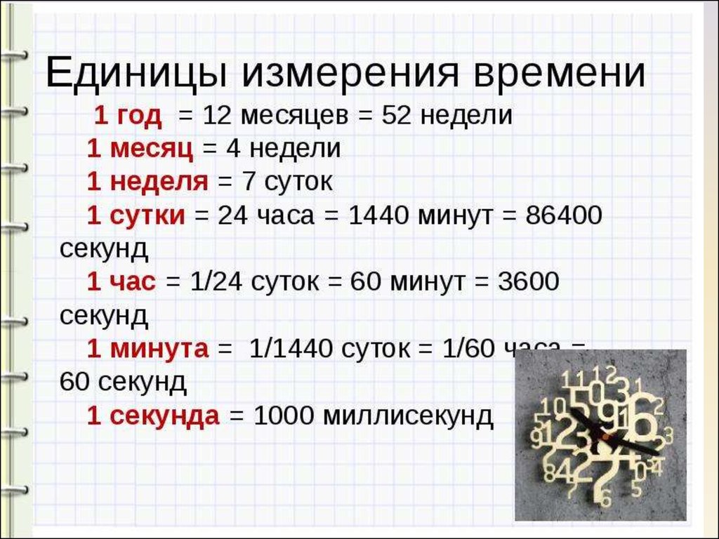 Презентация меры времени сутки минута