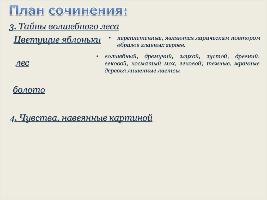 План сочинения по картине васнецова. Лирический повтор. Что такое тайна сочинение. Лирический повторяющийся сюжет. План сочинения по картине Иван Царевич на сером волке 4 класс.