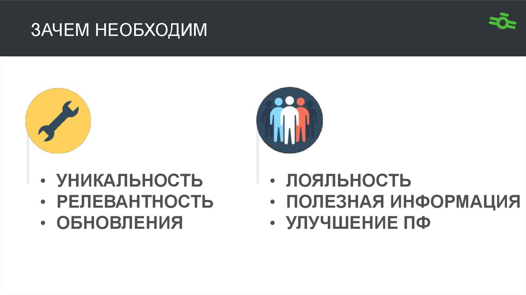 Зачем необходим