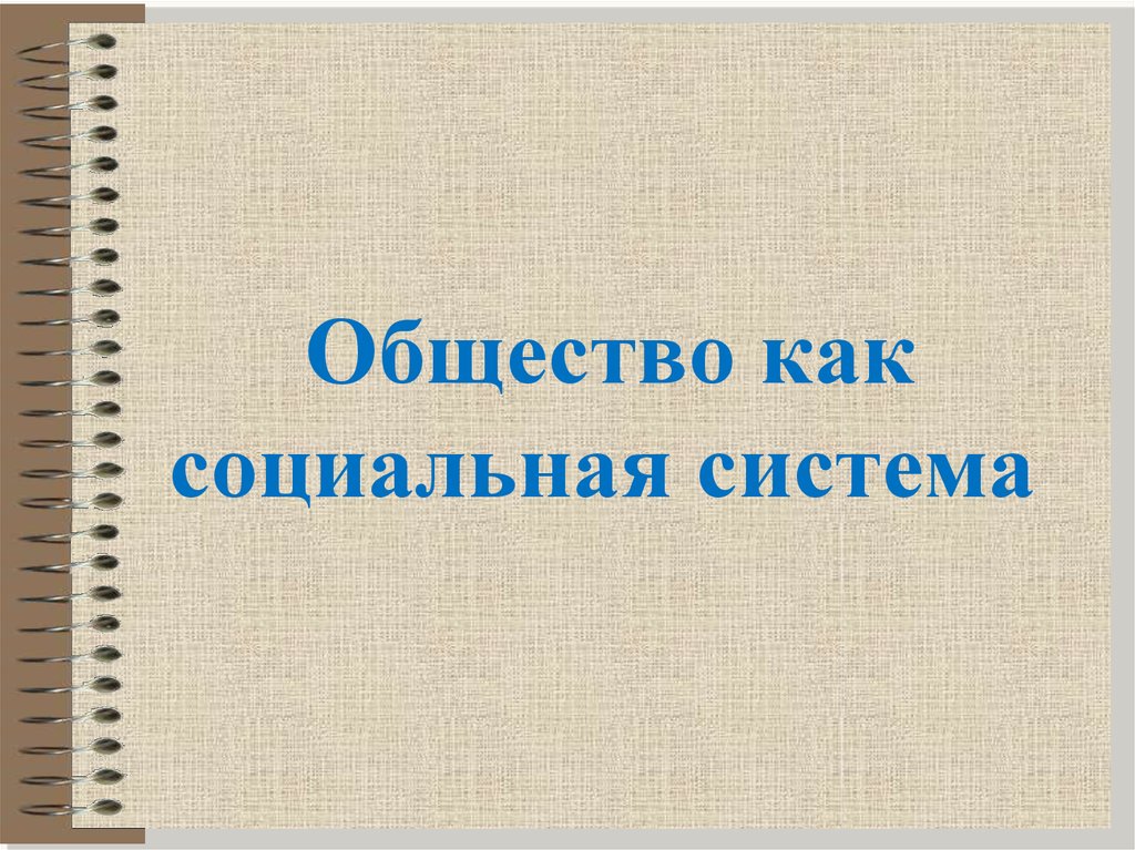 Общество как система презентация 10 класс