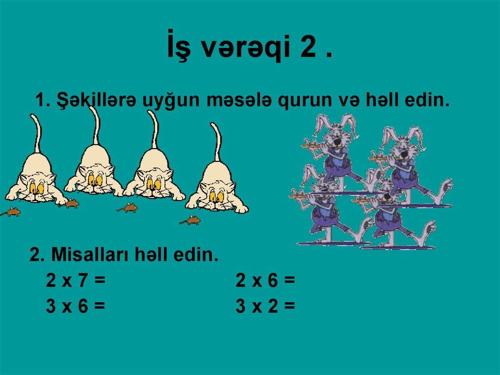 İş vərəqi 2 .