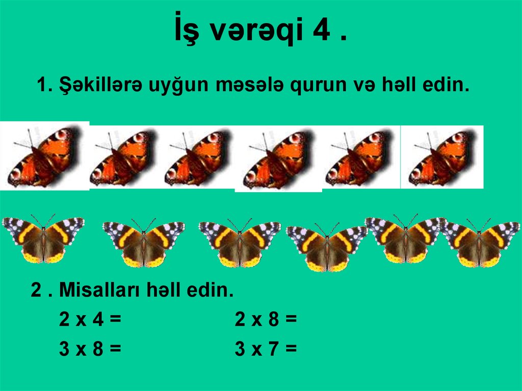İş vərəqi 4 .
