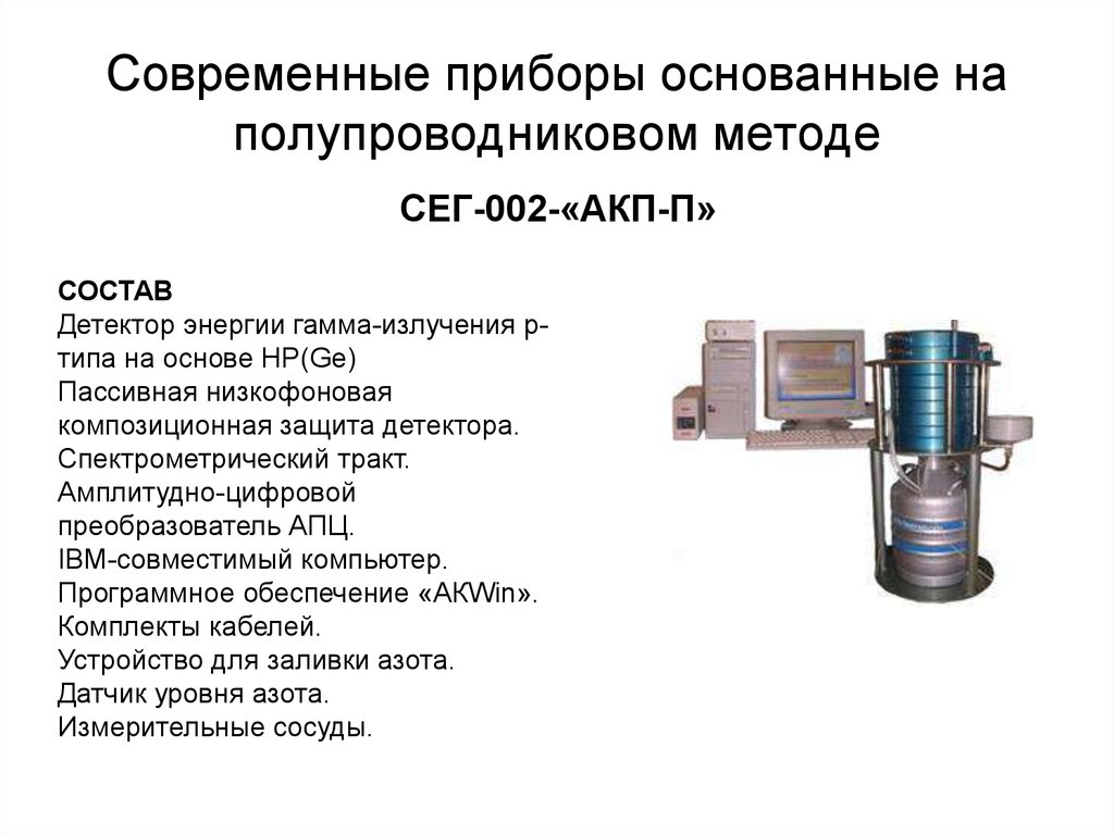 Состав детектора