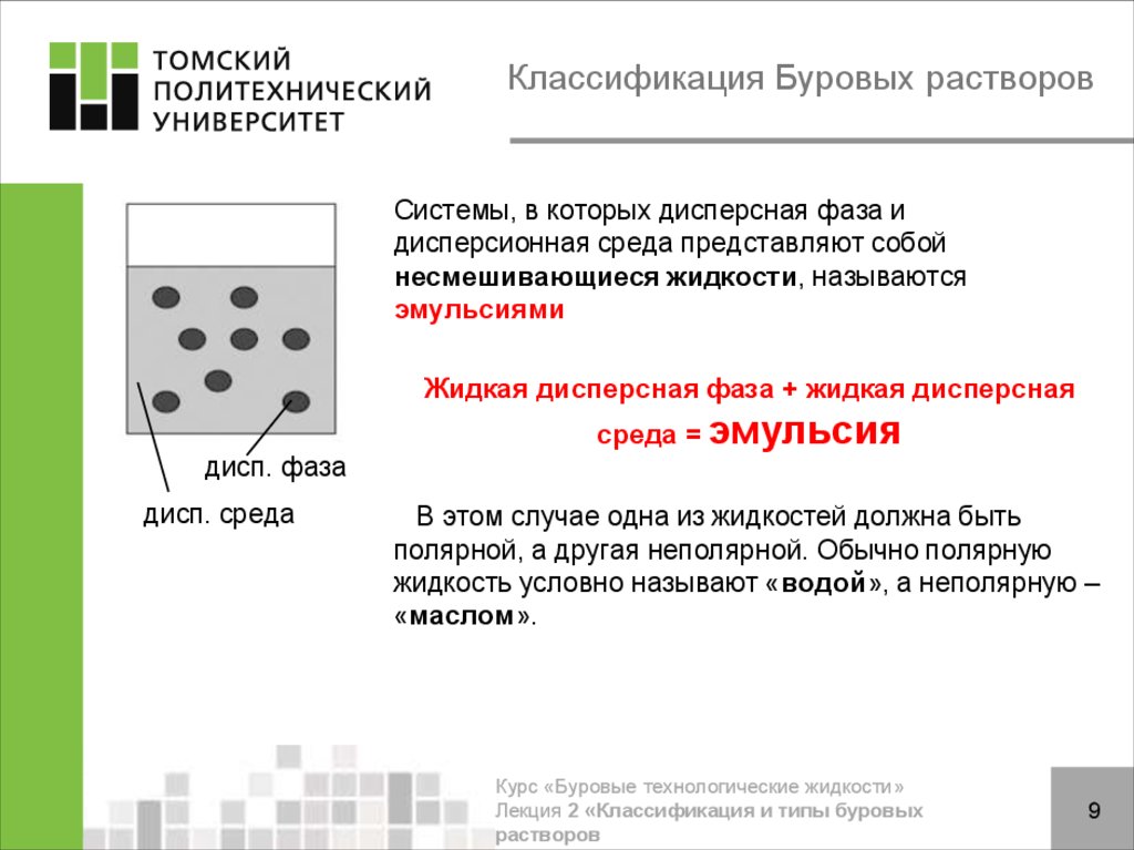 Классификация буровых растворов. Дисперсная среда бурового раствора. Дисперсная фаза жидкость дисперсная среда жидкость. Дисперсионная среда буровых растворов. Жидкая дисперсная фаза и жидкая дисперсионная среда.