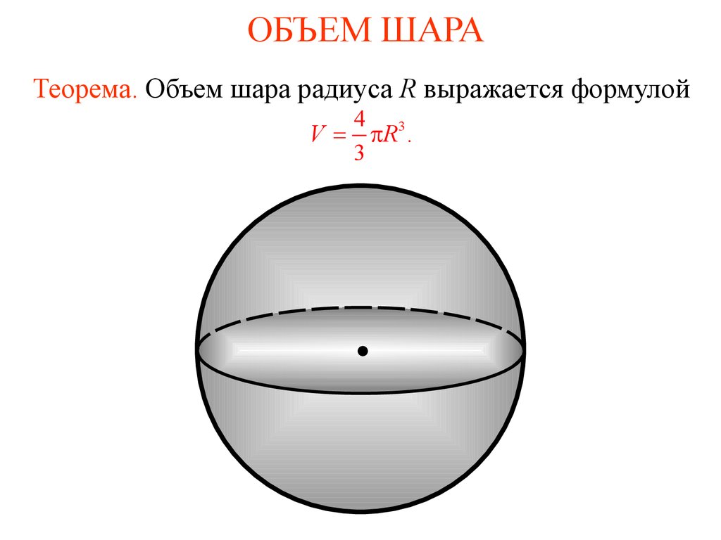 Половина радиуса шара. Объем шара формула. Как вычислить объем шара. Формула вычисления объема шара. Объём шара формула через радиус.