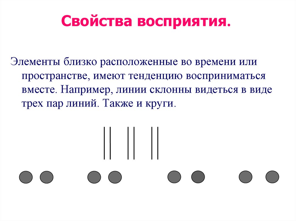 А также линия. Характеристики компонентов восприятия. Элементы восприятия. Поле восприятия элементы:. Сколько пар линий.