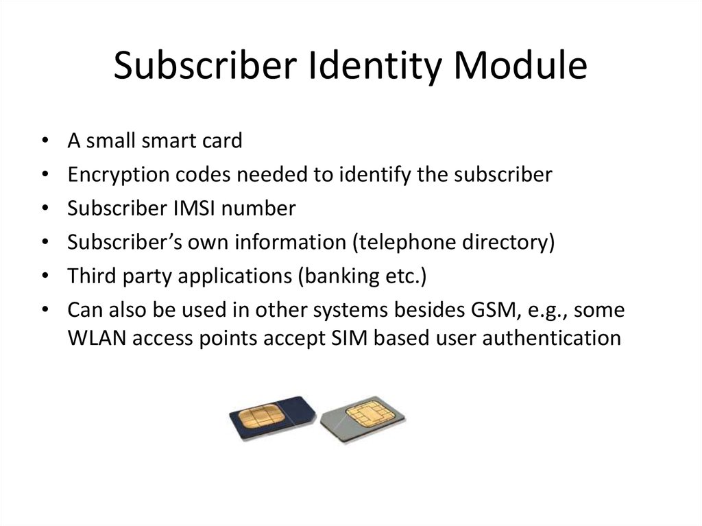 Subscriber Identity Module