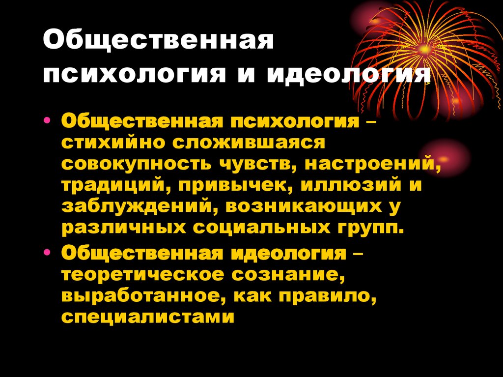 Общественное сознание совокупность чувств