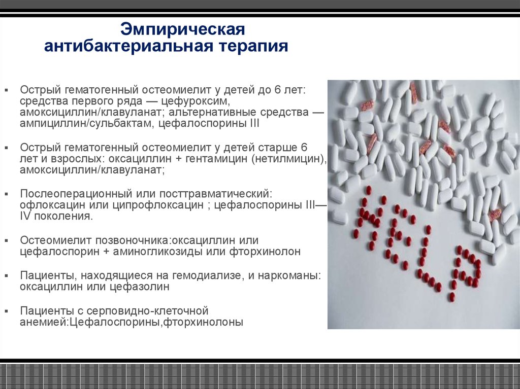 Стратегия контроля антибактериальной терапии