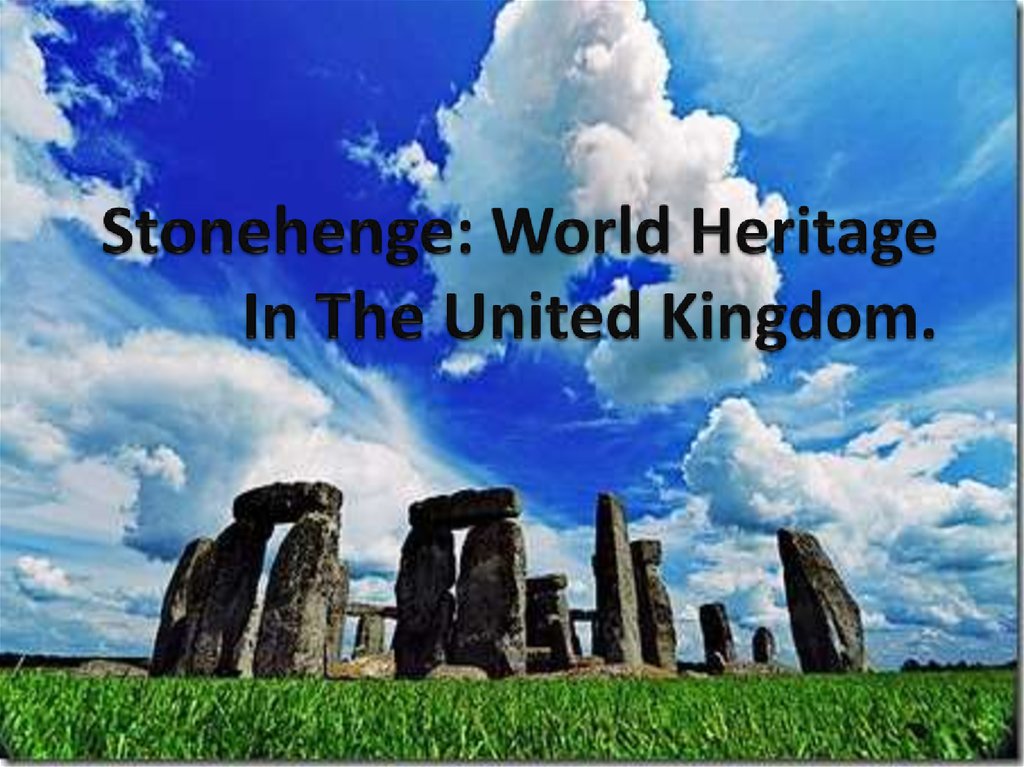 Презентация stonehenge на английском