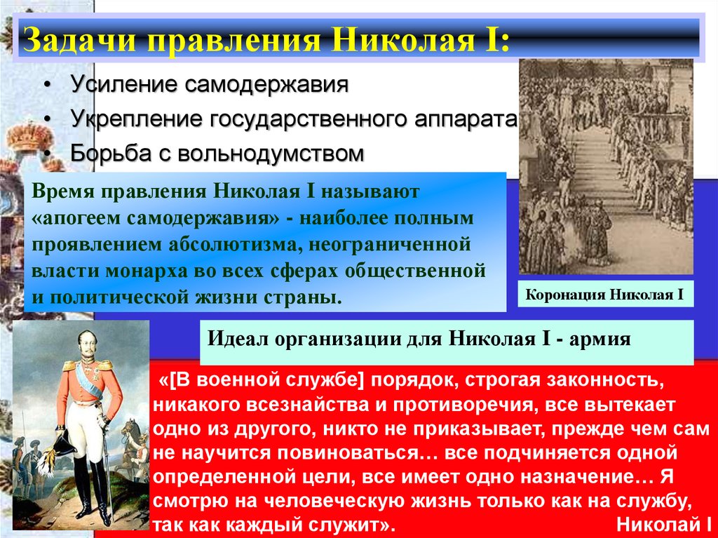 Укрепление государственной. Укрепление самодержавия. Николай 1 усиление самодержавия. Задачи правления Николая 1. Задачи царствования Николая 1.